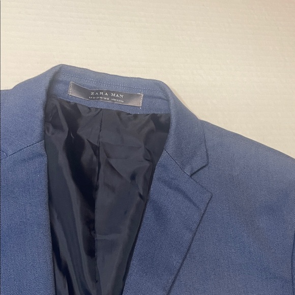Men's Blue Blazer - Picture 4 of 8